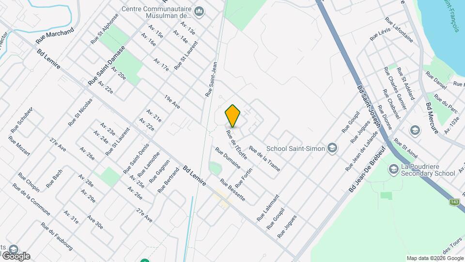 2660-2666 De L'étoffe St Map and Location Details