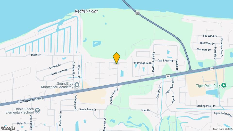 Gulf Breeze Rentals Map and Location Details