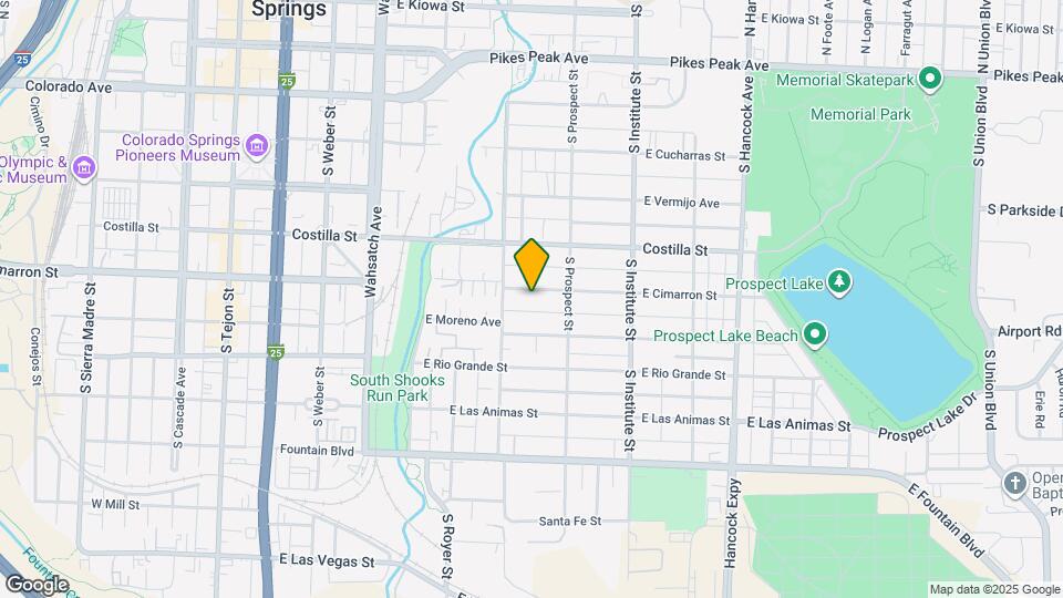 723 E Cimarron St Map and Location Details