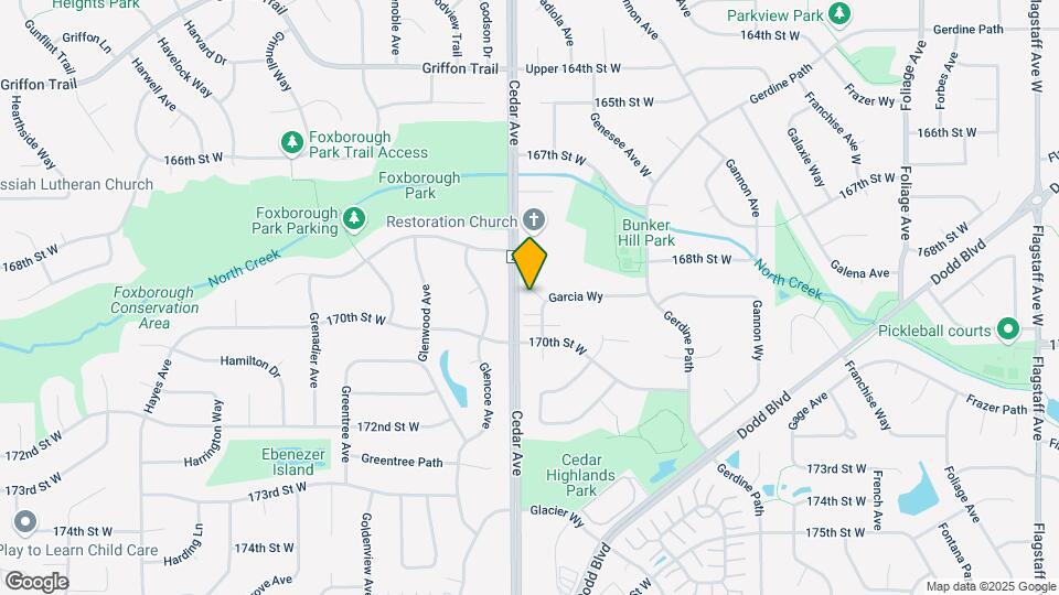 16953 Garcia Way W, Unit 1 Map and Location Details