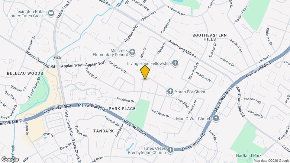 3688 Crosby Dr Map and Location Details