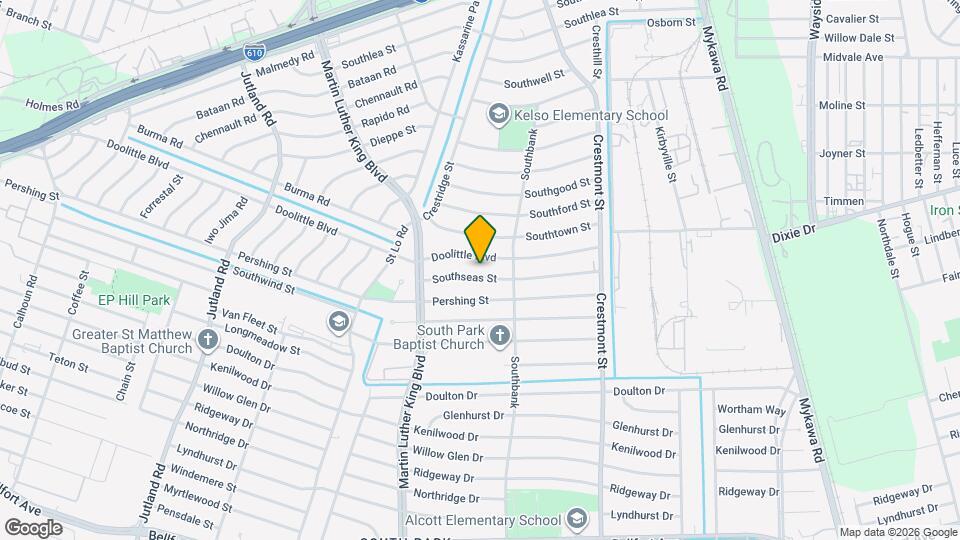 5815 Southseas St Map and Location Details