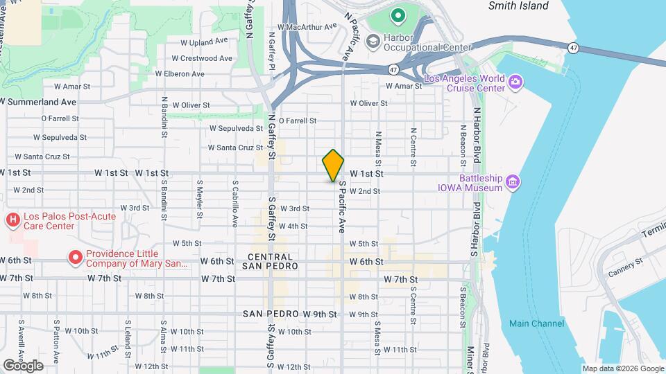 524 W 2nd St Map and Location Details