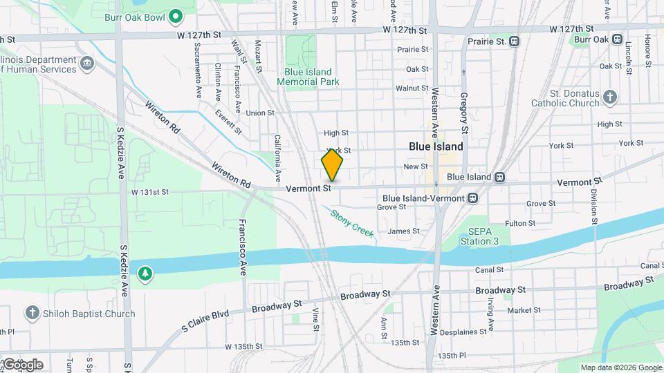 2640 Vermont St Map and Location Details