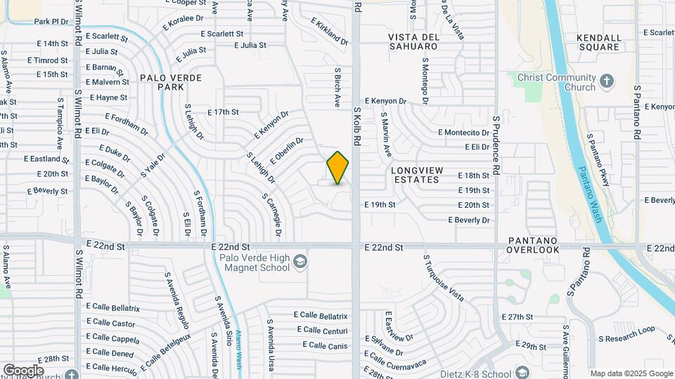 828 S Langley Ave Mapa y Detalles de la Ubicación