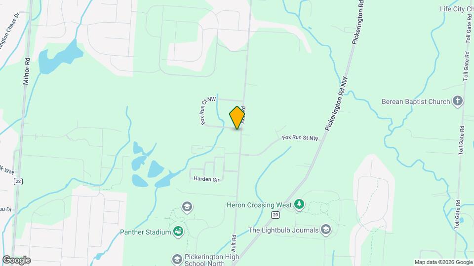 12815 Fox Run Ct NW Map and Location Details