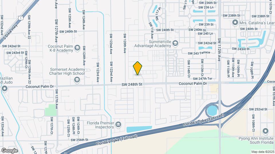 11919 SW 247th Ter Map and Location Details