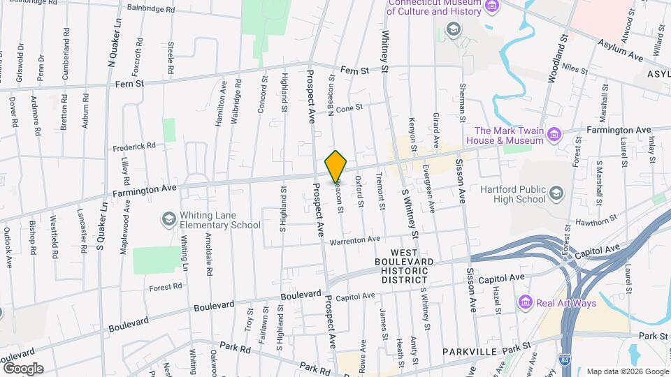 217 Beacon St Map and Location Details