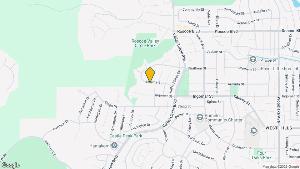 24004 Arminta St Map and Location Details