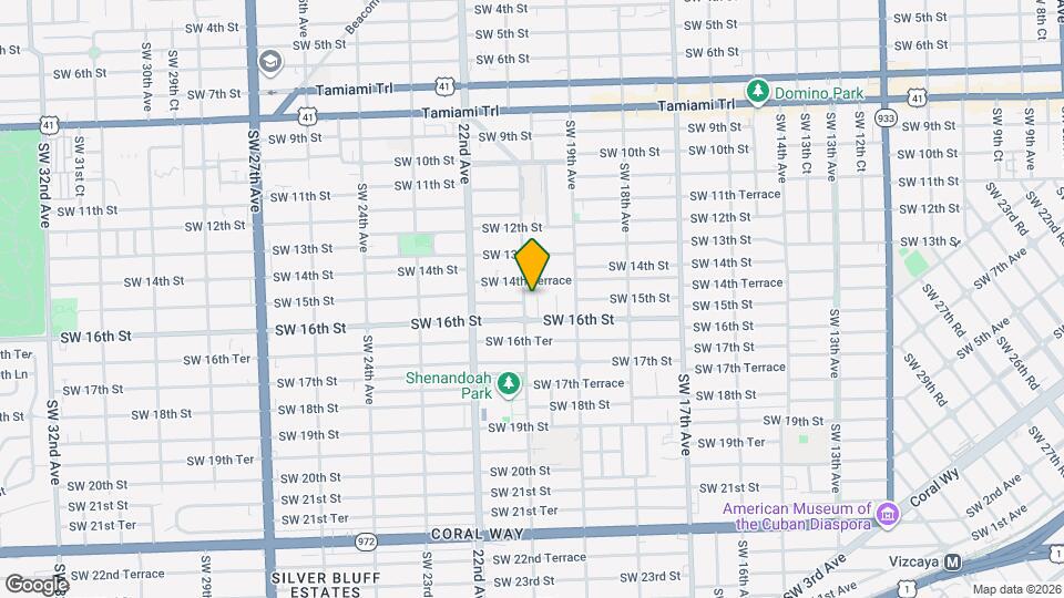 1450 SW 20th Ct Map and Location Details