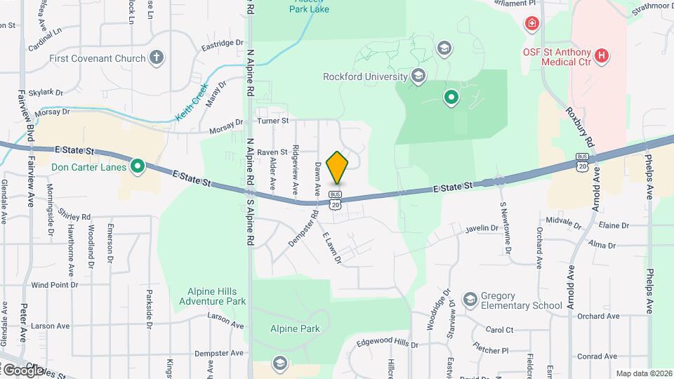 138 Flintridge Dr Mapa y Detalles de la Ubicación