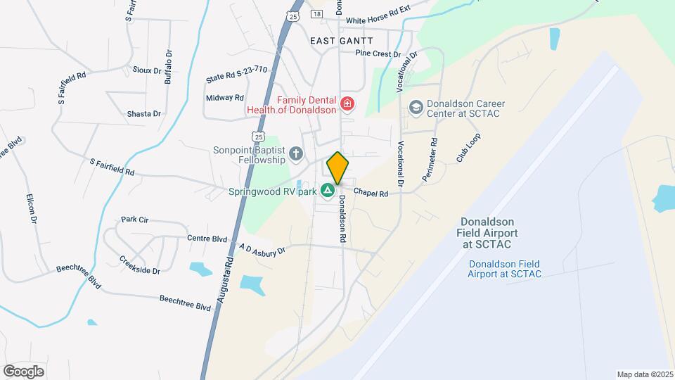 Springwood RV Park Map and Location Details