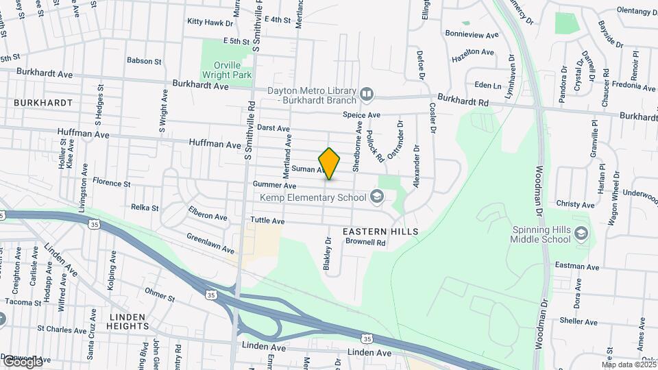 1805 Gummer Ave Map and Location Details