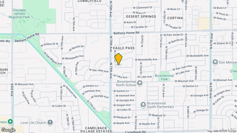 5706 N 74th Dr, Unit 116 Mapa y Detalles de la Ubicación
