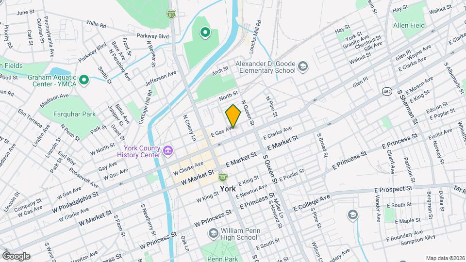 119 N Duke St Map and Location Details