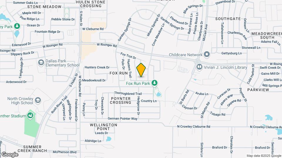 3920 Fox Run Dr Map and Location Details