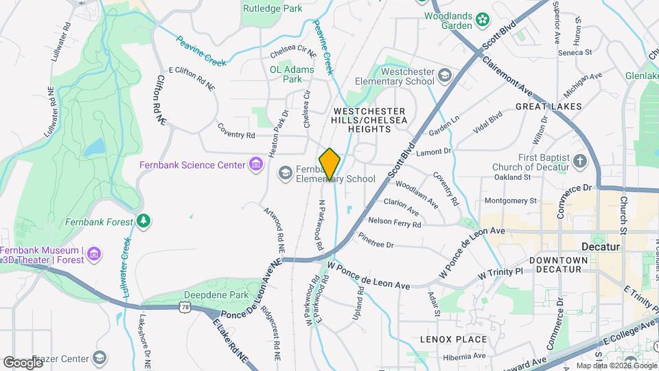 765 N Parkwood Rd Map and Location Details