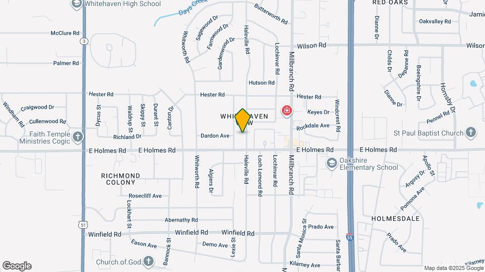 5167 Haleville Rd Mapa y Detalles de la Ubicación