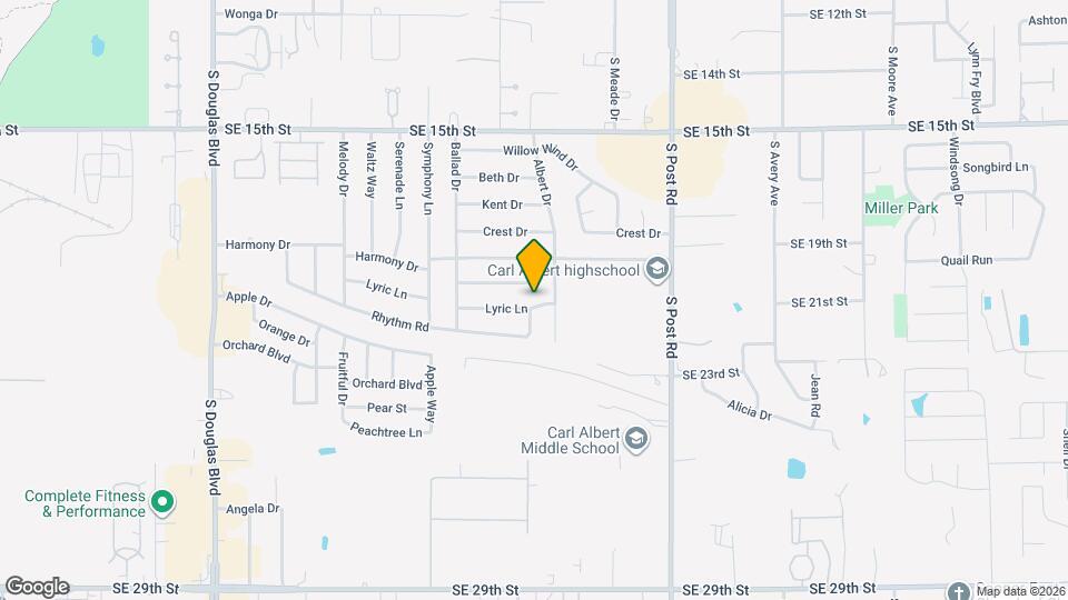 9721 Lyric Ln Map and Location Details