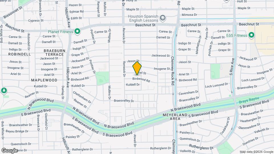 5450 Birdwood Rd Mapa y Detalles de la Ubicación