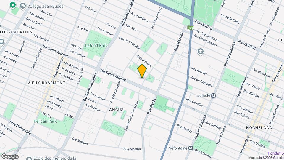 Habitations du Parc Angus Map and Location Details