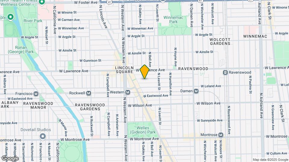 2253 W Giddings St Map and Location Details