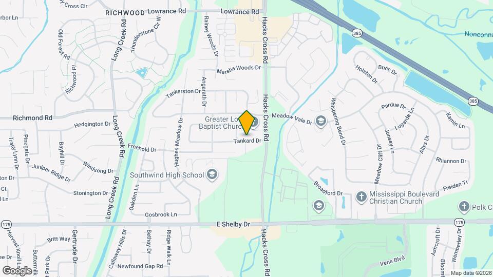 7976 Tankard Dr Mapa y Detalles de la Ubicación