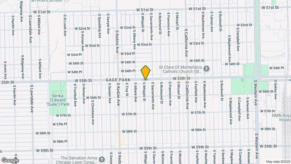 3023 W 55th St Map and Location Details