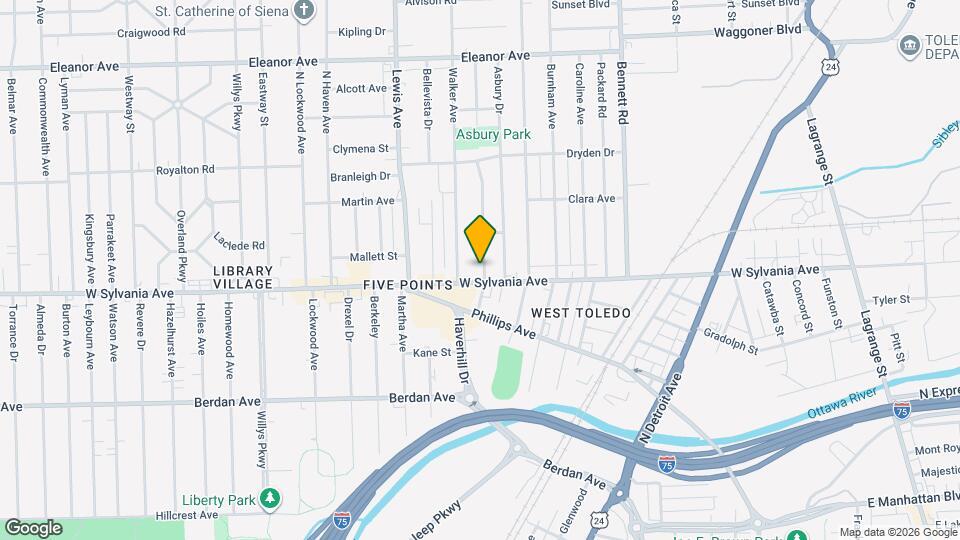 4011 Fairview Dr Map and Location Details