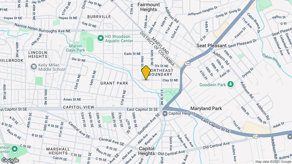 5909 Clay St NE Map and Location Details