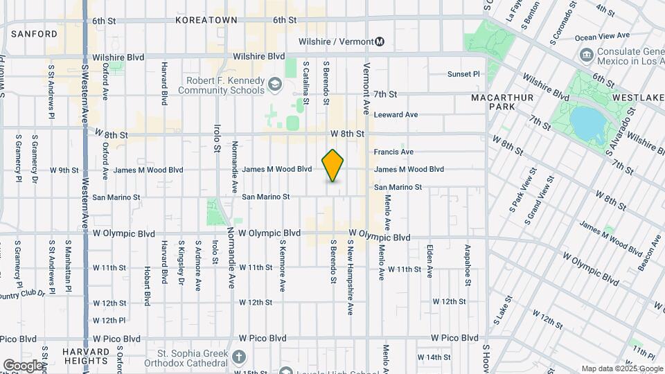 928 S Berendo St Map and Location Details