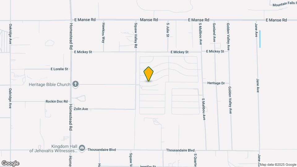 3575 E Wallowa Dr Map and Location Details