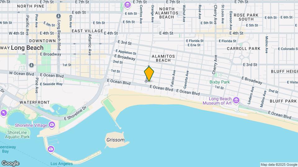 1213 E Ocean Blvd Mapa y Detalles de la Ubicación