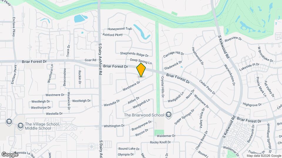 12402 Stafford Springs Dr Map and Location Details