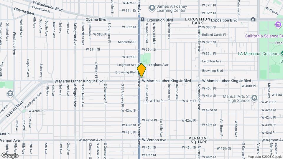 1675 W Martin Luther King Jr Blvd Mapa y Detalles de la Ubicación