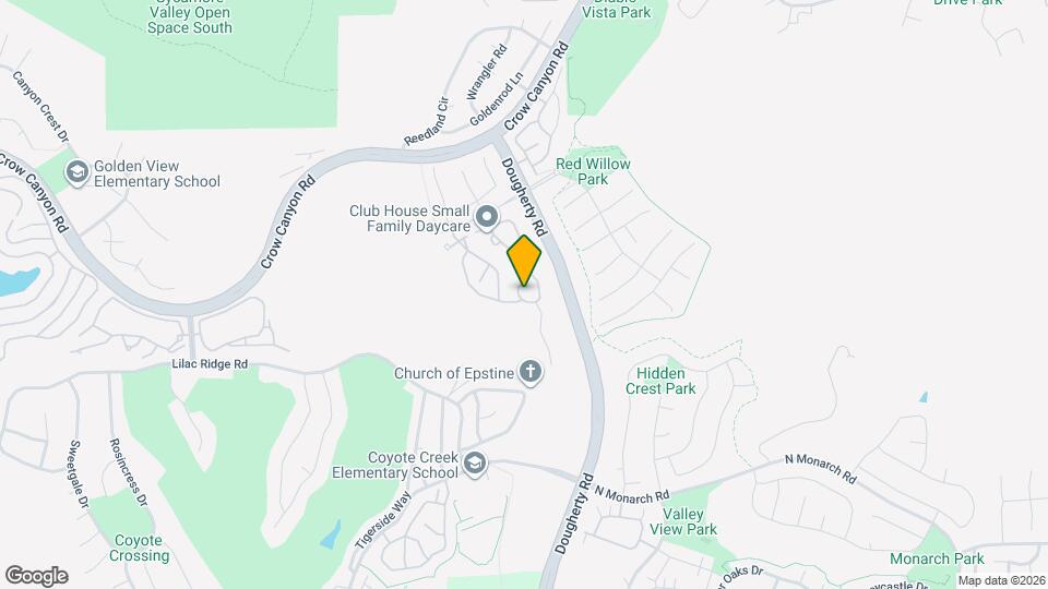 493 S Clovercrest Ln Map and Location Details