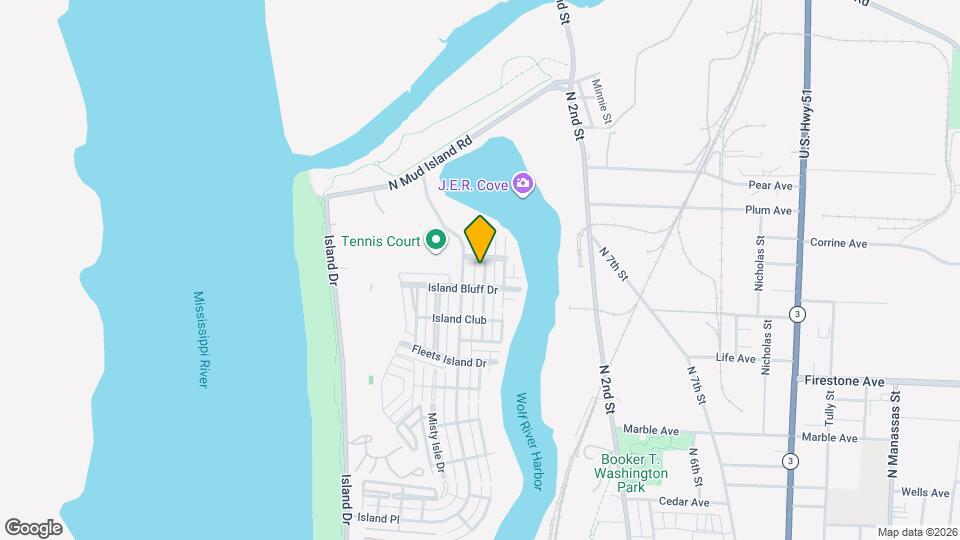 1425 Island Town Dr Map and Location Details