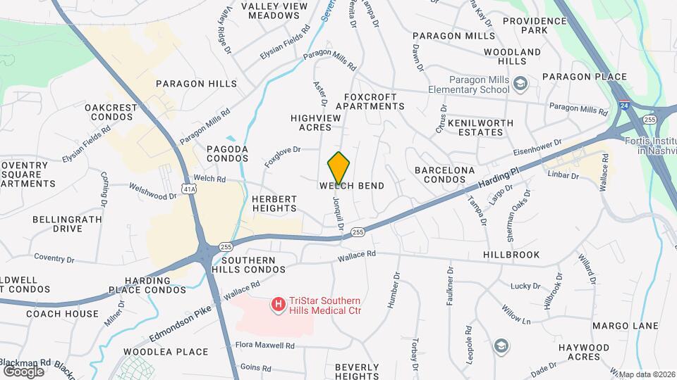 4900 Jonquil Dr Map and Location Details