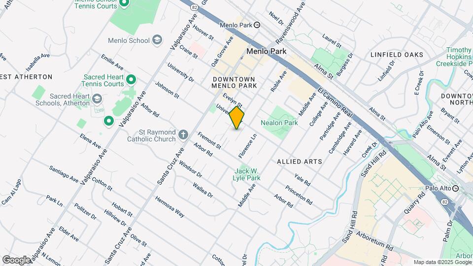 950 Roble Ave Mapa y Detalles de la Ubicación