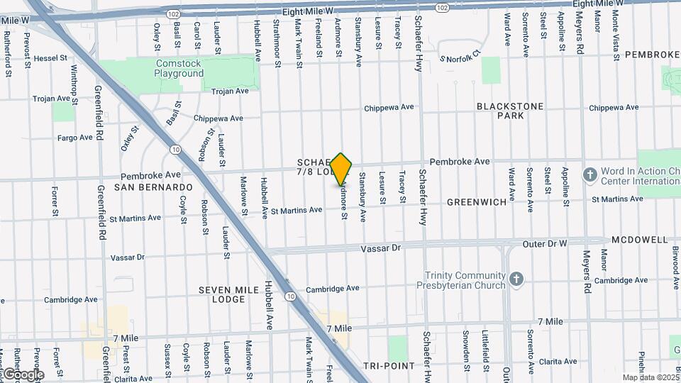 19751 Ardmore St Map and Location Details