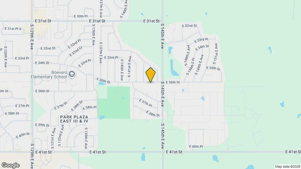 14402 E 36th St Map and Location Details