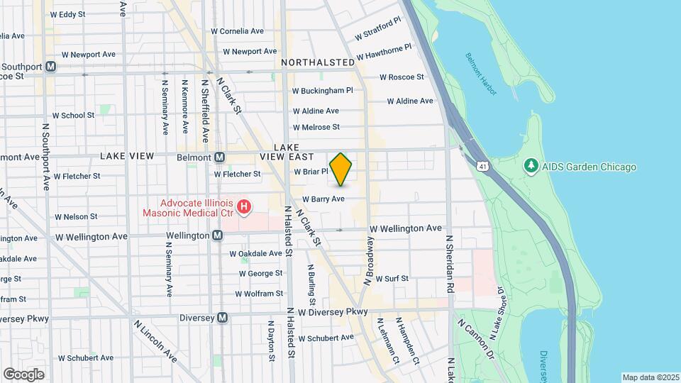 640 W Barry Ave Mapa y Detalles de la Ubicación