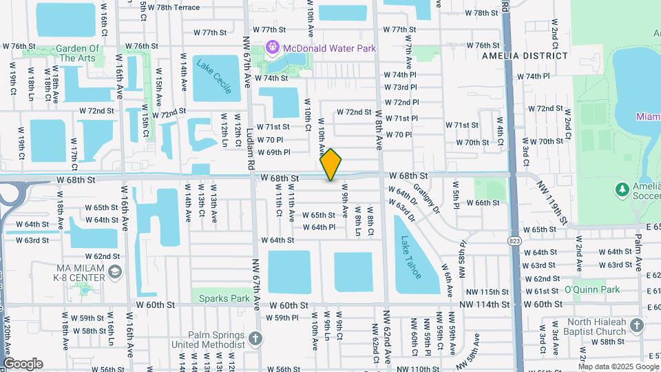 957 W 67th St Map and Location Details
