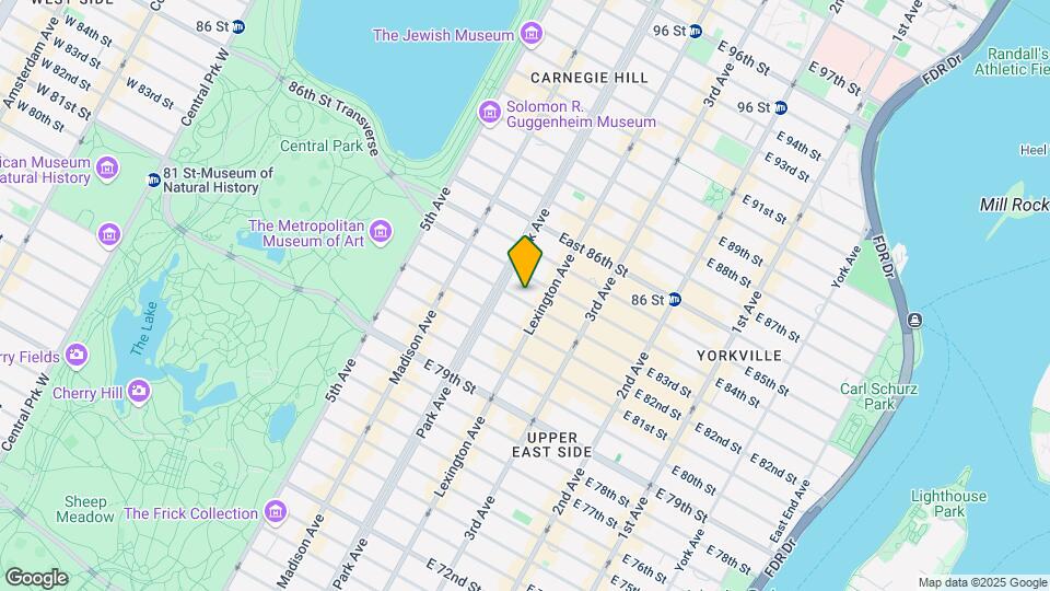 119 East 83rd Street Map and Location Details