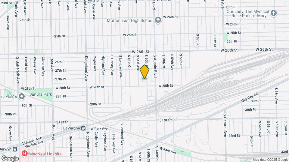 2732 S 60th Ct Map and Location Details