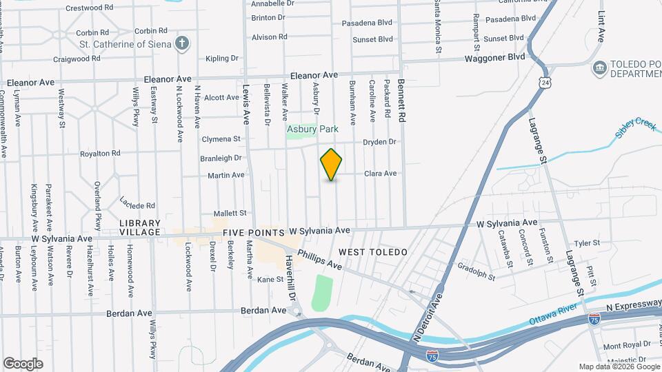 4129 Vermaas Ave Map and Location Details