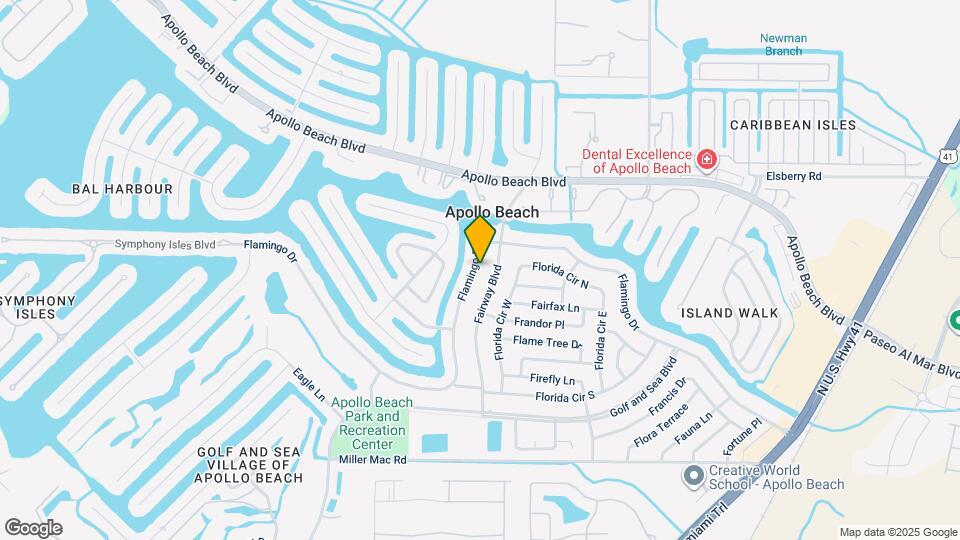 6341 Flamingo Dr Map and Location Details