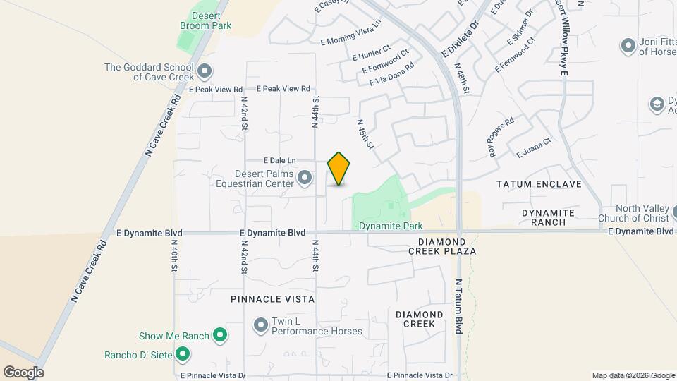 4433 E Cordia Ln Mapa y Detalles de la Ubicación