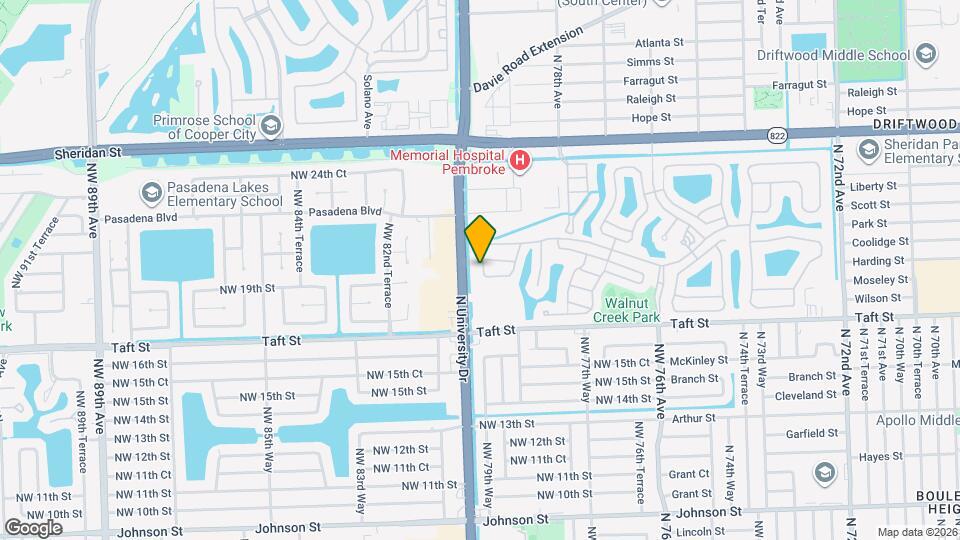 1868 NW 79th Way Map and Location Details