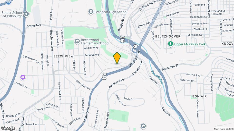 213 Traymore Ave Map and Location Details